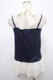 画像2: axes femme / アンサンブルレーシーニット M 紺 Y-25-04-23-024-AX-TO-SZ-ZY (2)