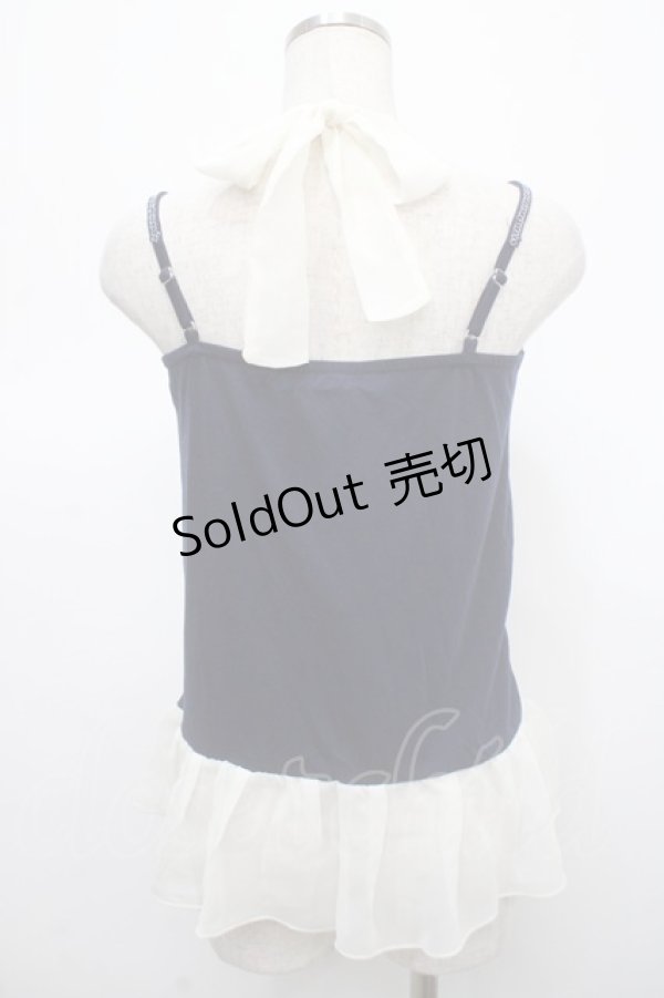 画像2: axes femme / アンサンブルレーシーニット M 紺 Y-25-04-23-024-AX-TO-SZ-ZY (2)