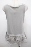 画像2: axes femme / 裾オパールタンクトップ M グレー Y-25-04-23-030-AX-TO-SZ-ZY (2)