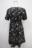 画像2: axes femme / レーシー切替スリットチュニ M クロ Y-25-04-26-059-AX-OP-SZ-ZY (2)