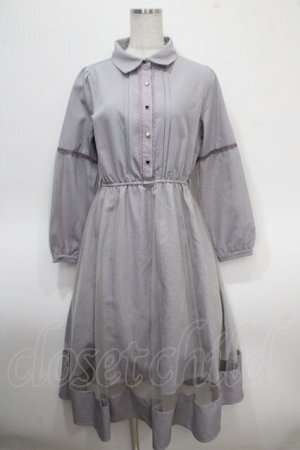 画像: axes femme POETIQUE / チュール切替ワンピース M ラベンダー Y-25-04-26-063-AX-OP-SZ-ZY
