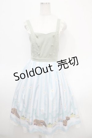 画像: axes femme POETIQUE / ガトー・ドゥ・セゾンワンピース M サックス Y-25-04-26-069-AX-OP-SZ-ZI