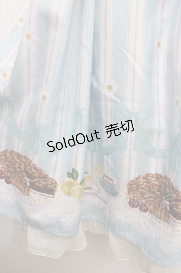 画像3: axes femme POETIQUE / ガトー・ドゥ・セゾンワンピース M サックス Y-25-04-26-069-AX-OP-SZ-ZI (3)