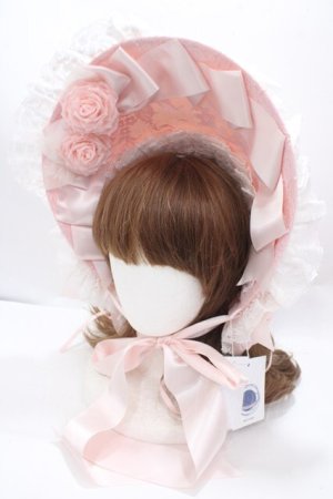 画像: Hoshibako Works / シャルロットデコラティヴボンネット  ピンク Y-25-04-26-008-LO-AC-SZ-ZY