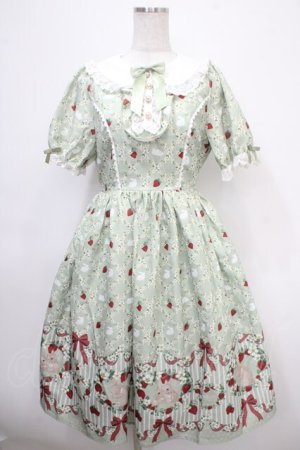 画像: axes femme kawaii / ベリーフィールズワンピース M ミント Y-25-04-26-086-AX-OP-SZ-ZY
