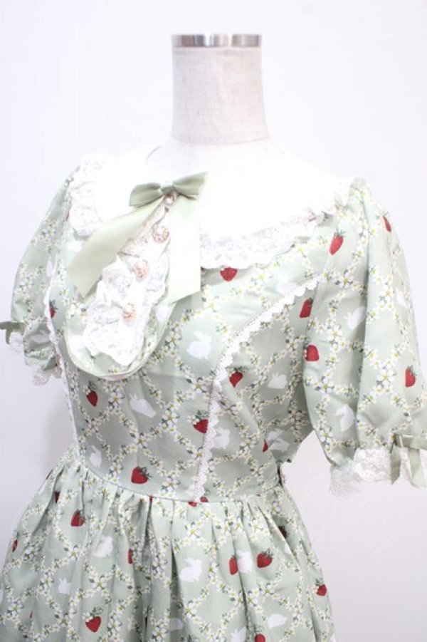 画像3: axes femme kawaii / ベリーフィールズワンピース M ミント Y-25-04-26-086-AX-OP-SZ-ZY (3)