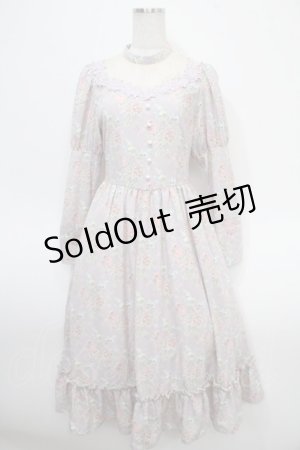 画像: Kurumi Collaboration / KRハナジゴスリーブワンピース S 淡紫 Y-25-04-26-107-LO-OP-SZ-ZY