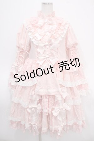 画像: Hoshibako Works / シャルロット デコラティヴワンピース  ピンク Y-25-04-26-111-LO-OP-SZ-ZY