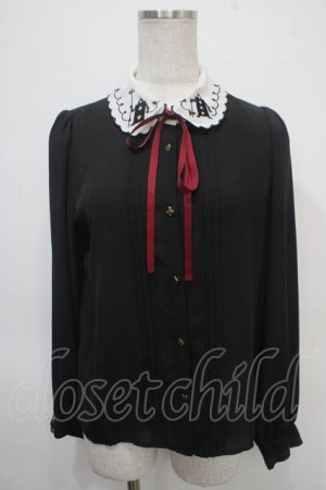 画像: axes femme POETIQUE / ふしぎの国のアリス/ブラウス Ｍ 黒 Y-25-04-26-012-AX-BL-SZ-ZY