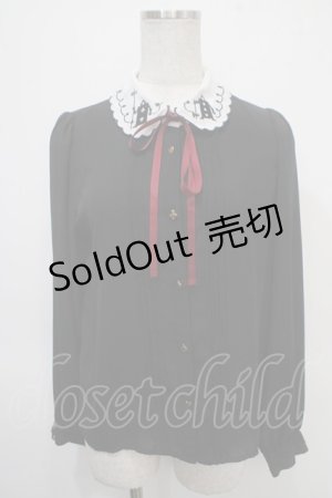 画像: axes femme POETIQUE / ふしぎの国のアリス/ブラウス Ｍ 黒 Y-25-04-26-012-AX-BL-SZ-ZY