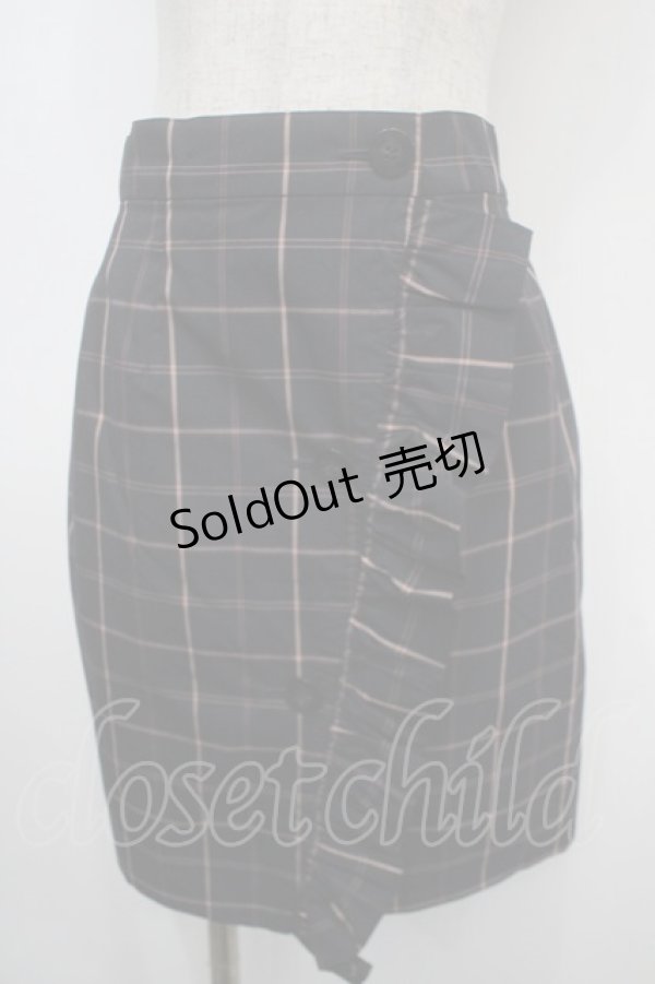 画像1: MILK / ラップミニスカート  黒 Y-25-04-26-130-ML-SK-SZ-ZT026 (1)