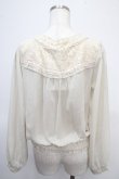 画像2: axes femme / レース切替シフォンブルゾン M キナリ Y-25-04-26-016-AX-TO-SZ-ZY (2)