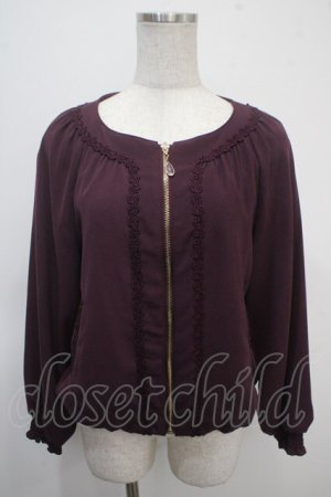 画像: axes femme / 裾バルーンブルゾン M パープル Y-25-04-26-026-AX-TO-SZ-ZY
