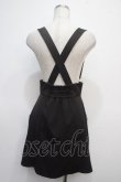画像2: axes femme POETIQUE / ファスナーデザインサス付スカート M 黒 Y-25-04-28-094-AX-SK-SZ-ZY (2)