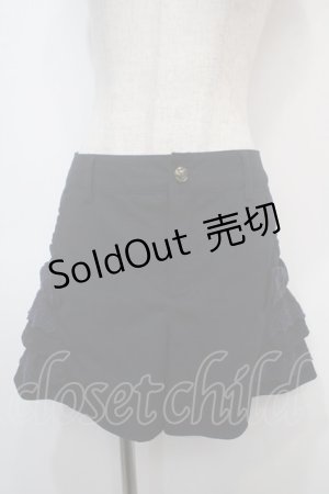 画像: axes femme POETIQUE / リボンショートパンツ M 紺 Y-25-04-28-097-AX-PA-SZ-ZY