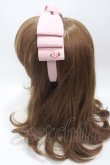 画像2: m petit by misako / NINA'sコラボ AM*NIリボンカチューシャ  中桃 Y-25-04-30-051-LO-AC-SZ-ZY (2)