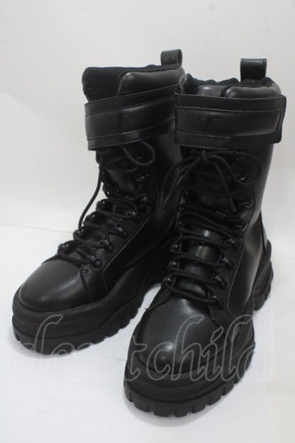 画像1: KILL STAR / boots hacker  黒 Y-25-04-30-057-PU-SH-SZ-ZY (1)