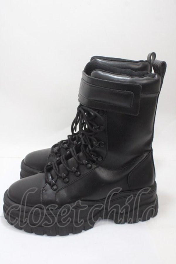 画像2: KILL STAR / boots hacker  黒 Y-25-04-30-057-PU-SH-SZ-ZY (2)