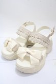 画像1: m petit by misako / リボンスニーカーサンダル M 中白 Y-25-04-30-061-LO-SH-SZ-ZY (1)