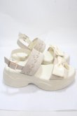 画像4: m petit by misako / リボンスニーカーサンダル M 中白 Y-25-04-30-061-LO-SH-SZ-ZY (4)