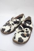 画像1: Sheep Puff / アニマル柄シューズ 38 オフ×黒 Y-25-04-30-064-LO-SH-SZ-ZY (1)