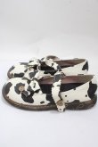 画像2: Sheep Puff / アニマル柄シューズ 38 オフ×黒 Y-25-04-30-064-LO-SH-SZ-ZY (2)