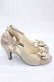 画像4: axes femme / PTパールベルトパンプス M ベージュ Y-25-04-30-068-AX-SH-SZ-ZY (4)
