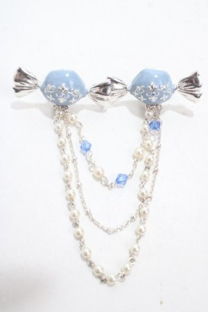 画像: axes femme POETIQUE / キャンディストールクリップ  サックス Y-25-04-30-011-AX-ZA-SZ-ZY