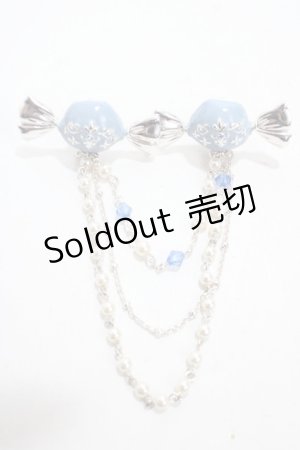 画像: axes femme POETIQUE / キャンディストールクリップ  サックス Y-25-04-30-011-AX-ZA-SZ-ZY