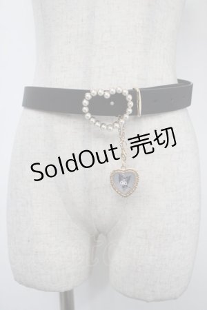 画像: m petit by misako / サンリオキャラクターズコラボ クロミベルト  中黒(クロミ) Y-25-04-30-071-LO-ZA-SZ-ZT169-F001