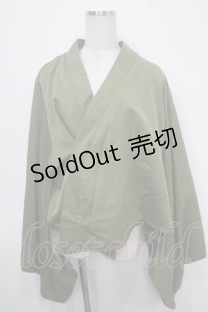 画像: 【SALE】Favorite / カラバリで楽しむ和洋折衷シンプル和トップス M グリーン Y-25-04-30-078-LO-TO-SZ-ZT372