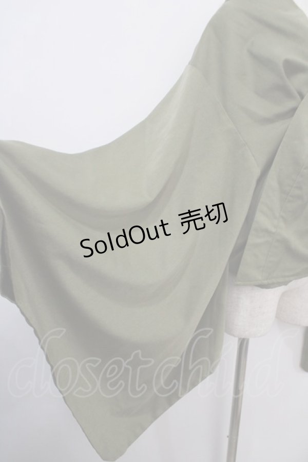 画像3: 【SALE】Favorite / カラバリで楽しむ和洋折衷シンプル和トップス M グリーン Y-25-04-30-078-LO-TO-SZ-ZT372 (3)