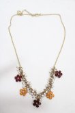 画像2: axes femme / お花モチーフネックレス  ゴールド Y-25-04-30-012-AX-AC-SZ-ZY (2)