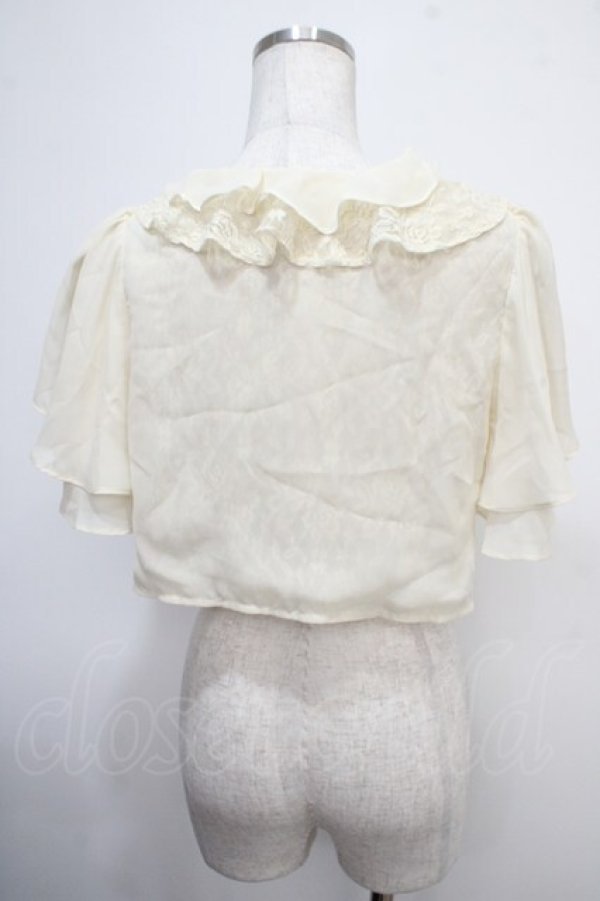画像2: axes femme / レースボレロ M 生成り Y-25-04-30-089-AX-TO-SZ-ZY (2)