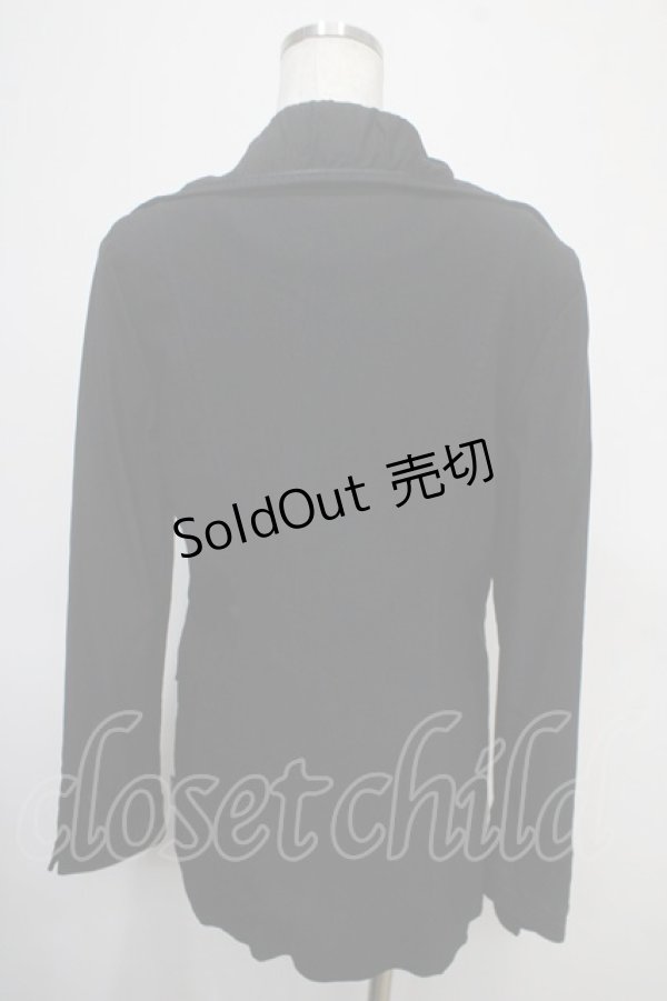 画像2: 【SALE】Ozz oneste / 刺繍入りジャケット  黒 Y-25-04-30-094-OO-JA-SZ-ZT200 (2)