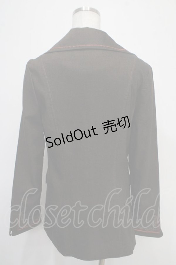 画像2: 【SALE】Ozz oneste / 刺繍入りジャケット  茶 Y-25-04-30-095-OO-JA-SZ-ZT213 (2)