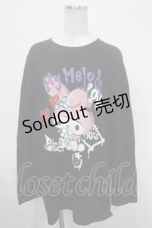 画像: TRAVAS TOKYO / マイメロディ ロングスリーブTシャツ F ブラック Y-25-04-30-097-PU-TO-SZ-ZY
