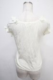 画像2: Emily Temple cute / スカラップ刺繍パフカットソー  アイボリー Y-25-04-30-106-ET-TO-SZ-ZY (2)