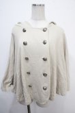 画像1: PEACE NOW / ナポレオンケープポンチョ M ベージュ Y-25-04-30-125-PU-JA-SZ-ZT340 (1)