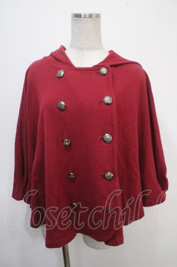 画像1: PEACE NOW / ナポレオンケープポンチョ M 赤 Y-25-04-30-126-PU-JA-SZ-ZY (1)