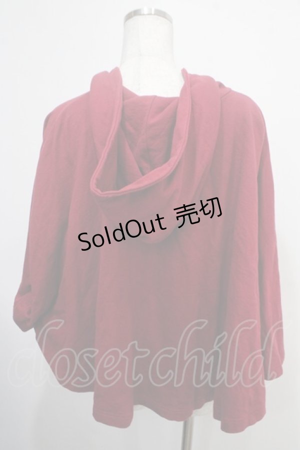 画像2: PEACE NOW / ナポレオンケープポンチョ M 赤 Y-25-04-30-126-PU-JA-SZ-ZT199 (2)