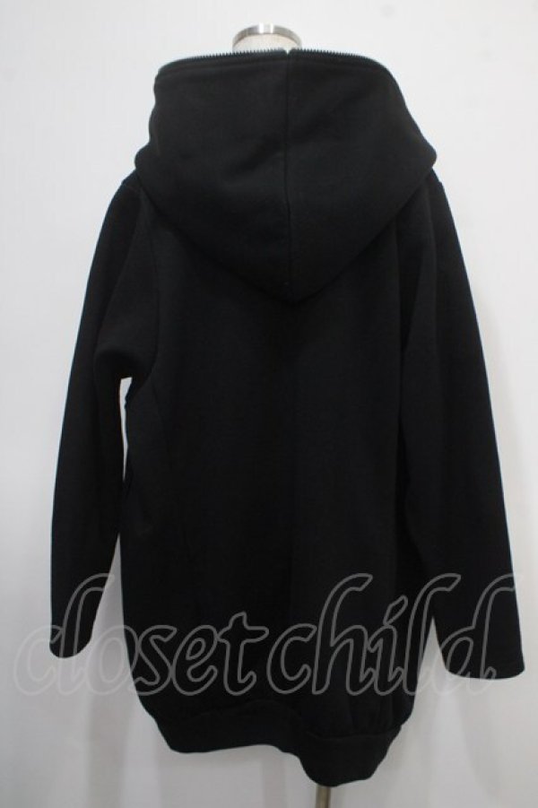 画像2: ALGONQUINS / ロゴ刺繍ブルゾン F 黒 Y-25-04-30-128-AL-JA-SZ-ZY (2)