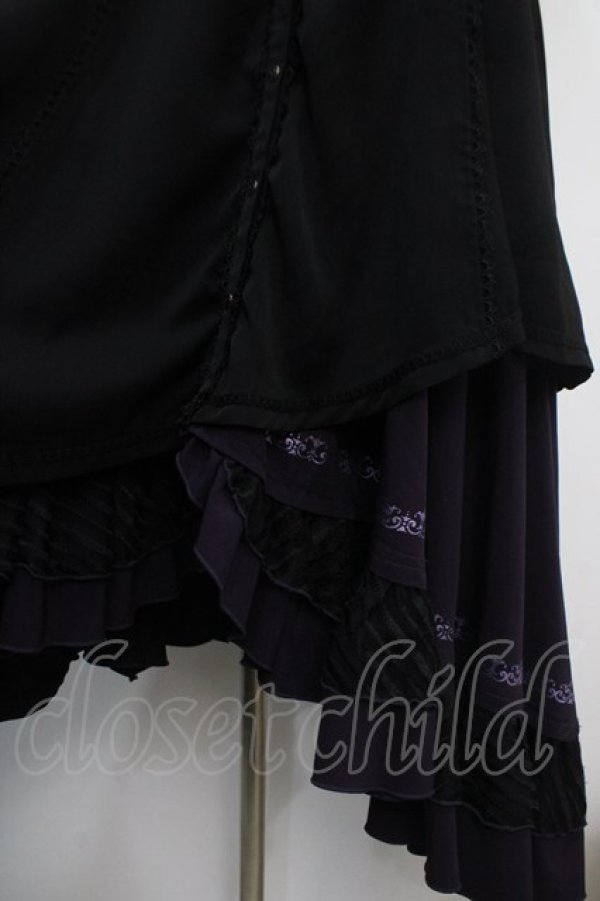 画像4: Ozz oneste / Circus Rose斜めワンピース  黒 Y-25-04-30-132-OO-OP-SZ-ZY (4)