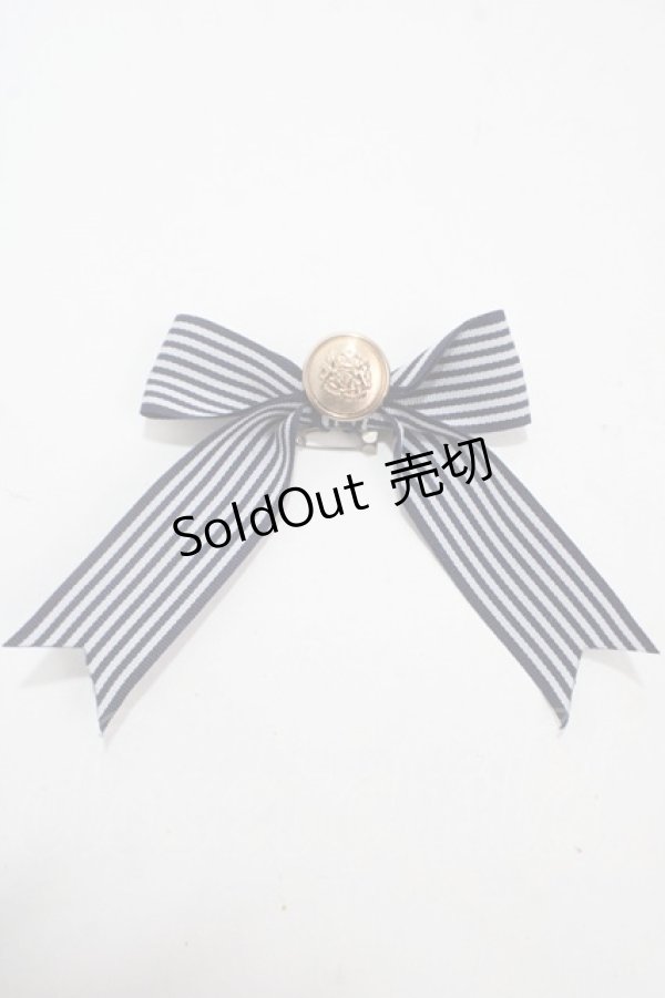 画像1: LOLITA / マリンリボンブローチ  紺 Y-25-04-30-023-LO-ZA-SZ-ZT422-F003 (1)