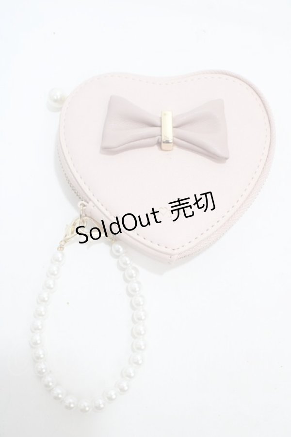 画像1: m petit by misako / コインケース  淡桃 Y-25-04-30-032-LO-ZA-SZ-ZT422F006 (1)