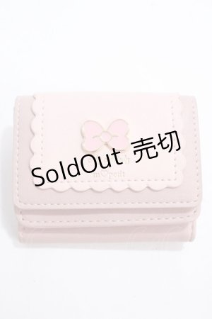 画像: m petit by misako / サンリオキャラクターズコラボマイメロディ三つ折り財布  淡桃 Y-25-04-30-034-LO-ZA-SZ-ZT422F007