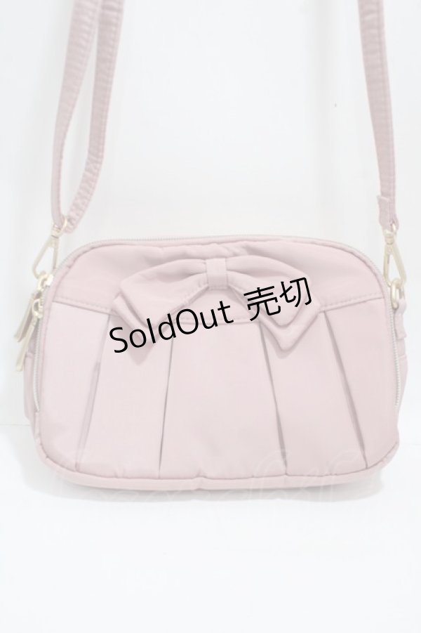画像1: m petit by misako / AMリボンウォレットSLD  中桃 Y-25-04-30-040-LO-BG-SZ-ZY (1)