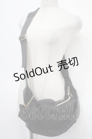 画像: m petit by misako / AMチュールリボンショルダーバッグ  濃黒 Y-25-04-30-041-LO-BG-SZ-ZY