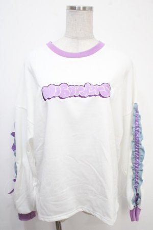 画像: ACDC　RAG / melty planet　ロンクT  白 Y-25-05-05-046-PU-TO-SZ-ZY
