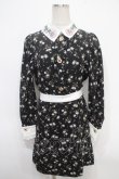 画像1: Swankiss / DB flower print O/P F ブラック Y-25-05-05-055-CA-OP-SZ-ZY (1)